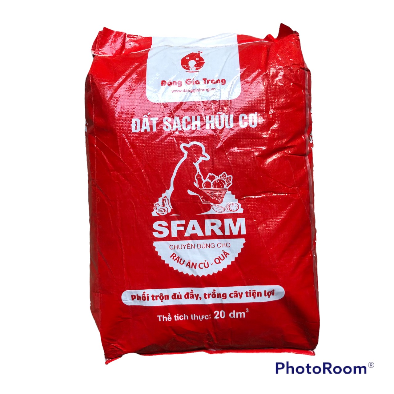 Đất hữu cơ trồng củ quả Sfarm bao 20dm3 - Ảnh 1